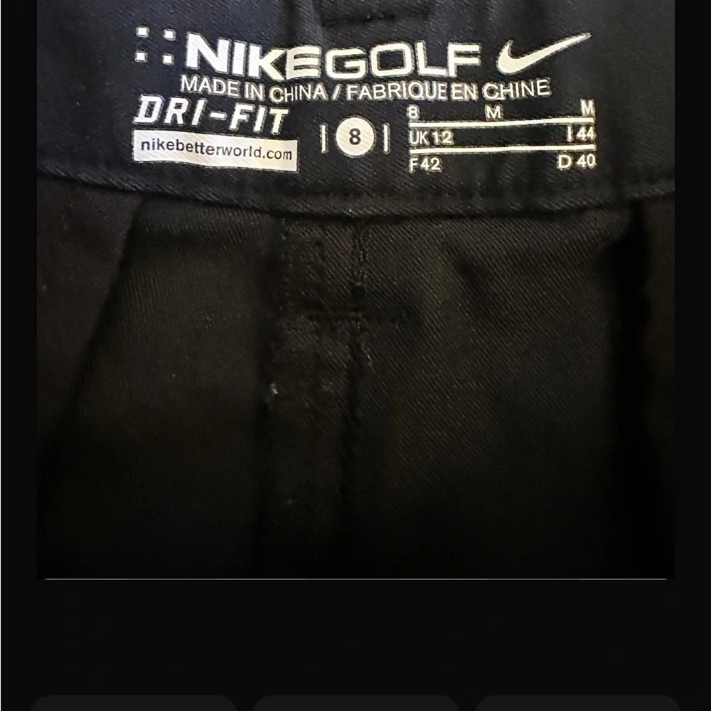 Nike Shorts Golf Performance Navy Women’s Size 8 Dri Fit Lightweight - Picture 2 of 5